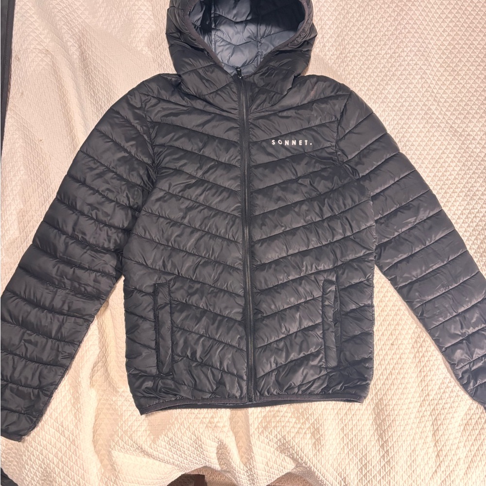 Sonneti Hooded Puffer Jacket - Black